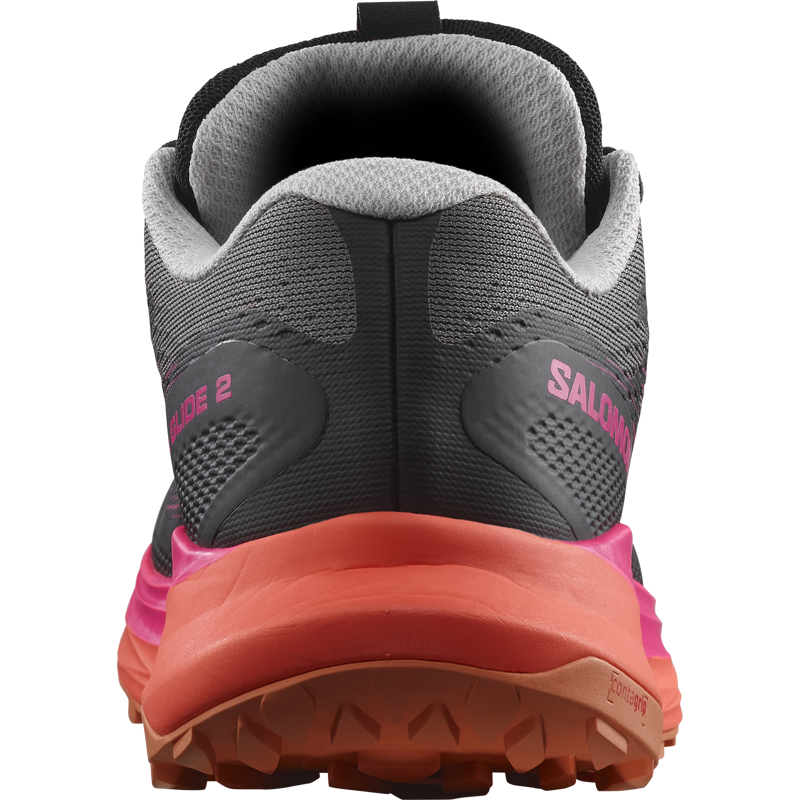 Salomon Ultra Glide 2 Women's Trail Running Shoe in Plum Kitten/Black/Pink Glow-4